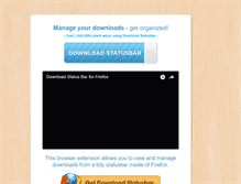 Tablet Screenshot of downloadstatus.com